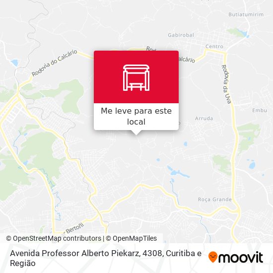 Avenida Professor Alberto Piekarz, 4308 mapa