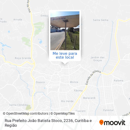 Rua Prefeito João Batista Stoco, 2236 mapa