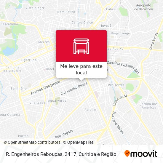 R. Engenheiros Rebouças, 2417 mapa
