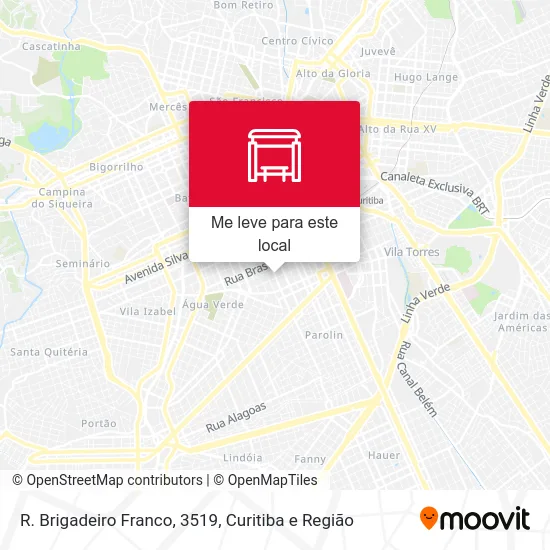 R. Brigadeiro Franco, 3519 mapa