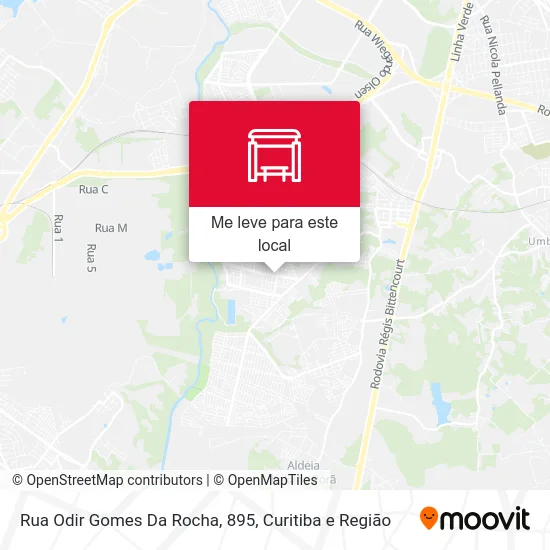 Rua Odir Gomes Da Rocha, 895 mapa