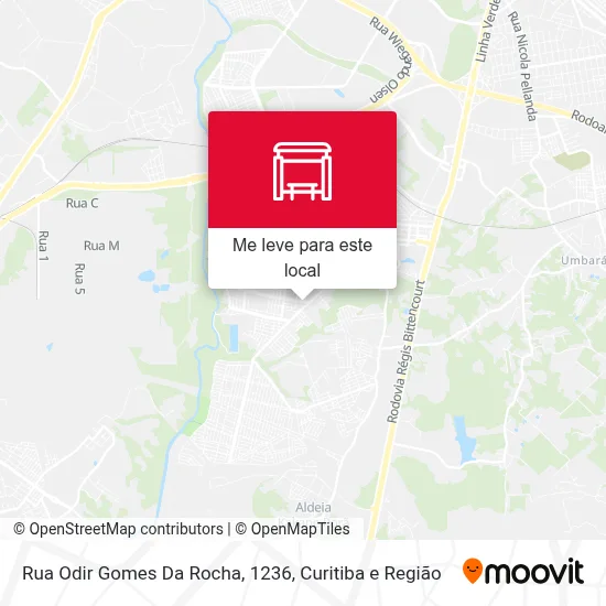 Rua Odir Gomes Da Rocha, 1236 mapa