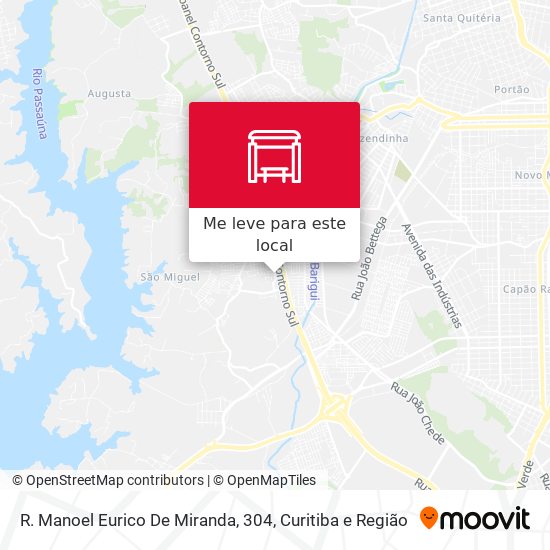 R. Manoel Eurico De Miranda, 304 mapa