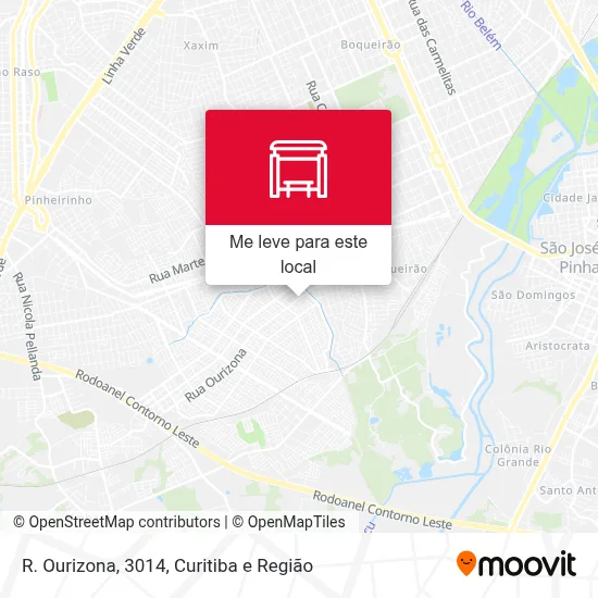 R. Ourizona, 3014 mapa