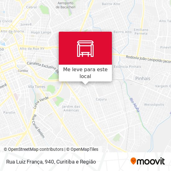 Rua Luiz França, 940 mapa