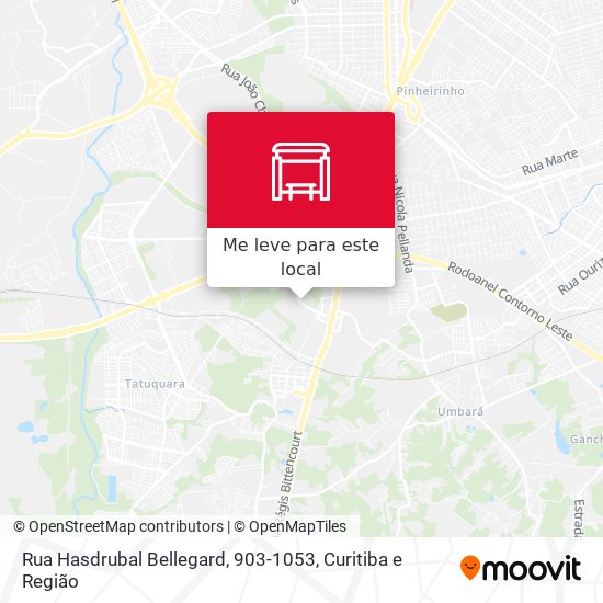 Rua Hasdrubal Bellegard, 903-1053 mapa