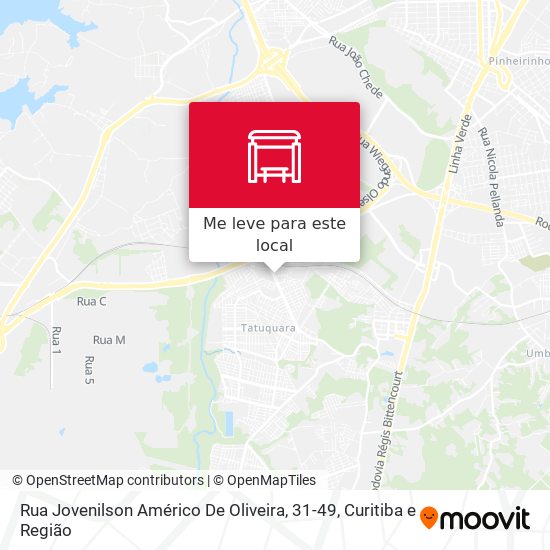 Rua Jovenilson Américo De Oliveira, 31-49 mapa