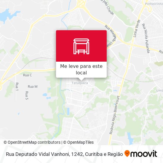 Rua Deputado Vidal Vanhoni, 1242 mapa