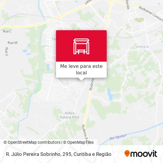 R. Júlio Pereira Sobrinho, 295 mapa