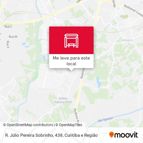 R. Júlio Pereira Sobrinho, 438 mapa