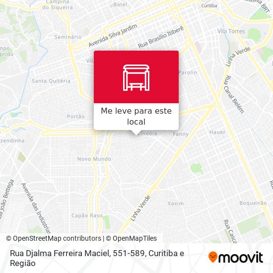 Rua Djalma Ferreira Maciel, 551-589 mapa