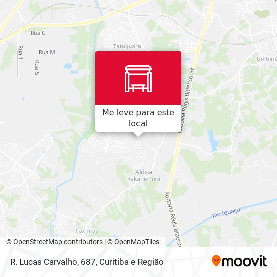 R. Lucas Carvalho, 687 mapa