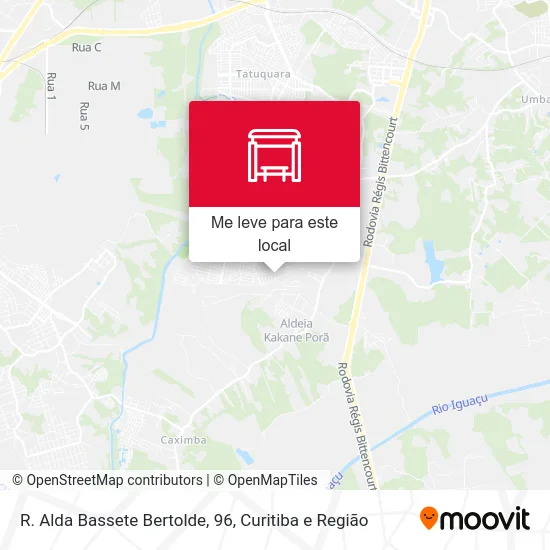 R. Alda Bassete Bertolde, 96 mapa