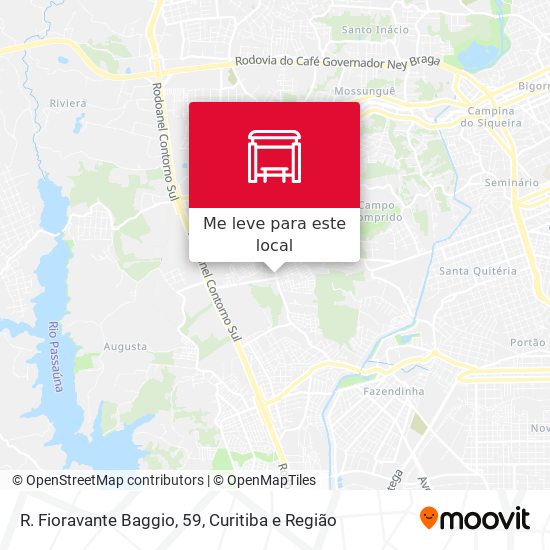 R. Fioravante Baggio, 59 mapa