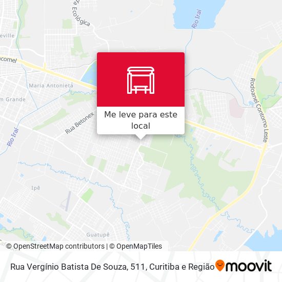 Rua Vergínio Batista De Souza, 511 mapa