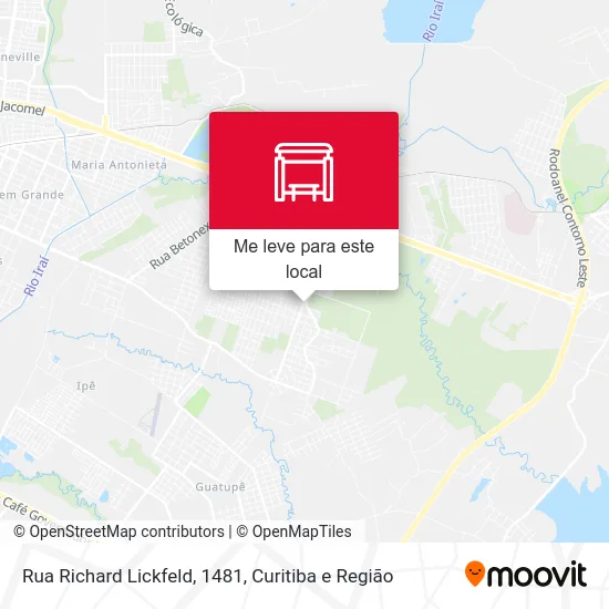 Rua Richard Lickfeld, 1481 mapa