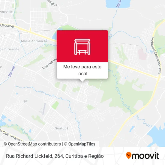 Rua Richard Lickfeld, 264 mapa