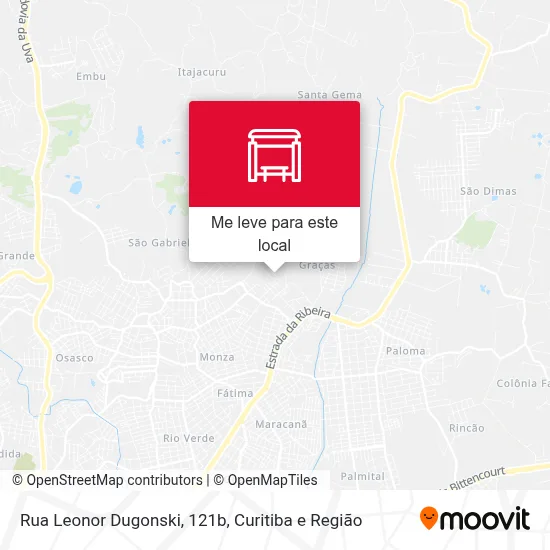 Rua Leonor Dugonski, 121b mapa