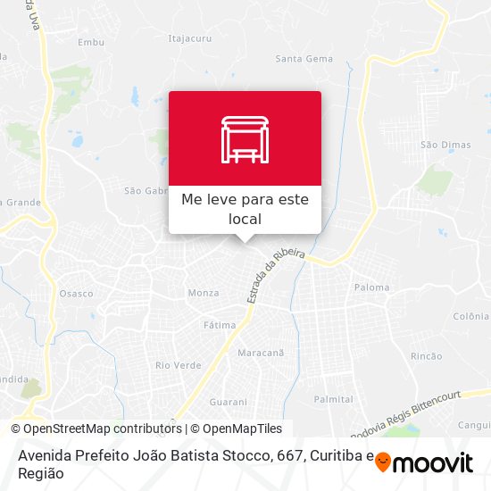 Avenida Prefeito João Batista Stocco, 667 mapa