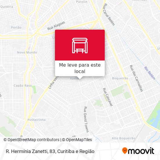 R. Hermínia Zanetti, 83 mapa