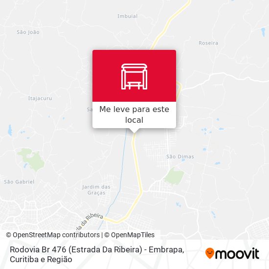 Rodovia Br 476 (Estrada Da Ribeira) - Embrapa mapa