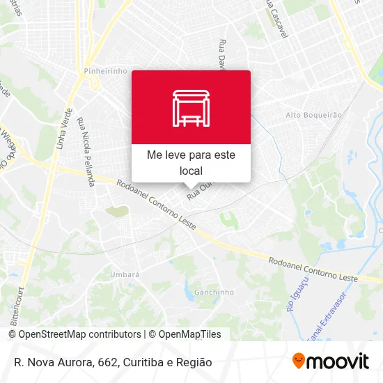 R. Nova Aurora, 662 mapa