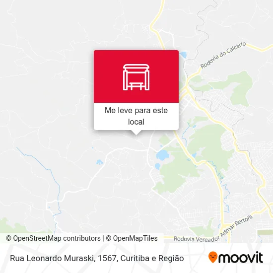 Rua Leonardo Muraski, 1567 mapa