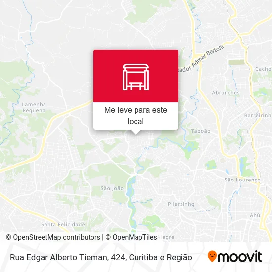 Rua Edgar Alberto Tieman, 424 mapa