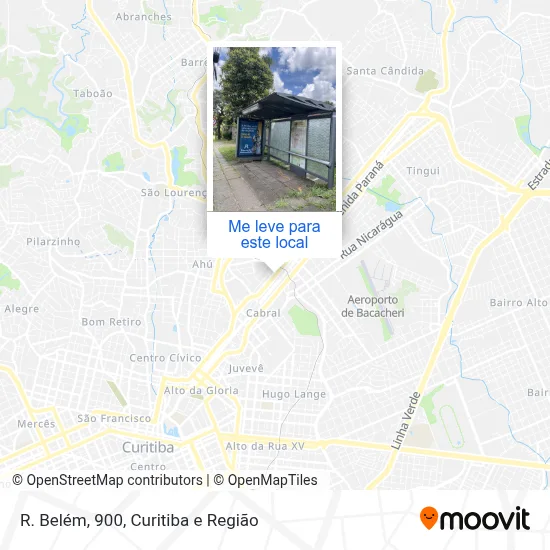 R. Belém, 900 mapa