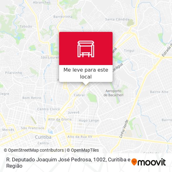 R. Deputado Joaquim José Pedrosa, 1002 mapa