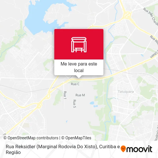 Rua Reksidler (Marginal Rodovia Do Xisto) mapa