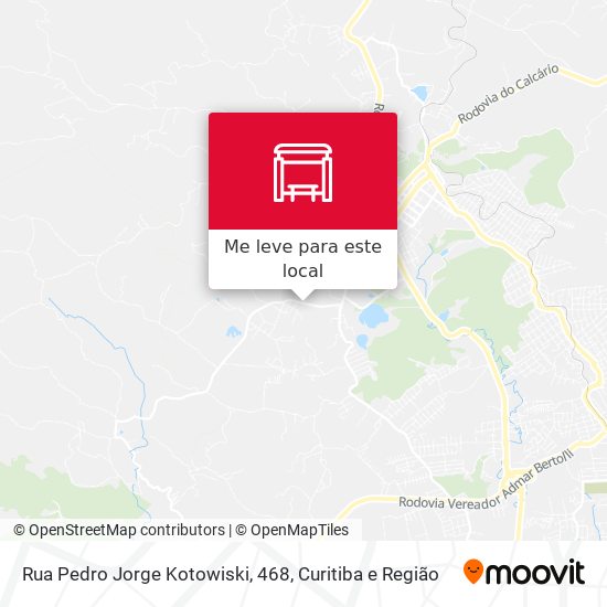 Rua Pedro Jorge Kotowiski, 468 mapa