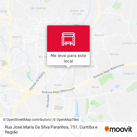 Rua José Maria Da Silva Paranhos, 751 mapa