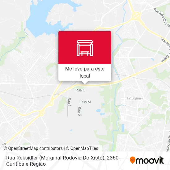 Rua Reksidler (Marginal Rodovia Do Xisto), 2360 mapa