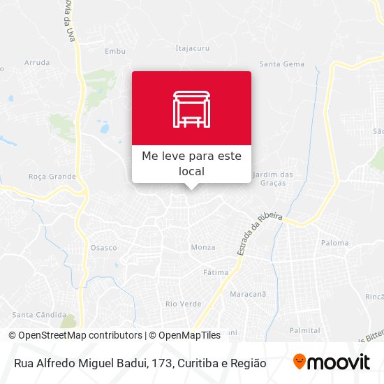 Rua Alfredo Miguel Badui, 173 mapa