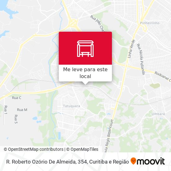R. Roberto Ozório De Almeida, 354 mapa