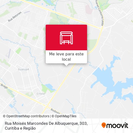 Rua Moisés Marcondes De Albuquerque, 303 mapa