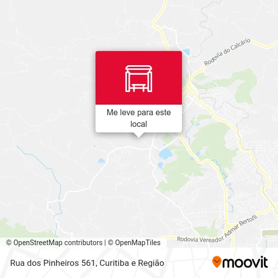 Rua dos Pinheiros 561 mapa