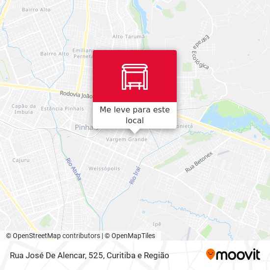 Rua José De Alencar, 525 mapa