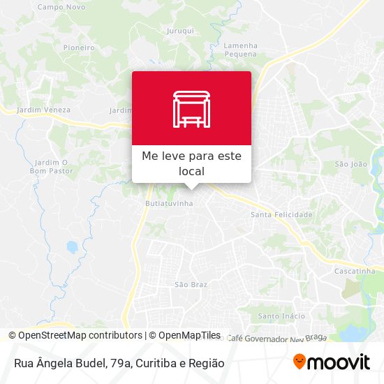 Rua Ângela Budel, 79a mapa