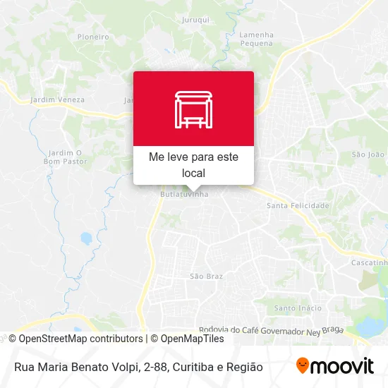 Rua Maria Benato Volpi, 2-88 mapa