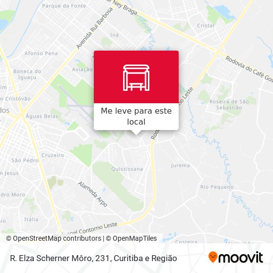 R. Elza Scherner Môro, 231 mapa