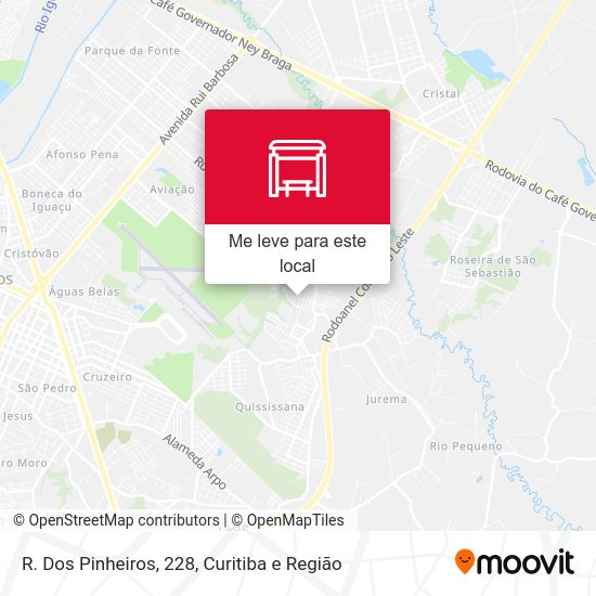 R. Dos Pinheiros, 228 mapa