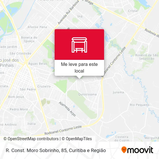 R. Const. Moro Sobrinho, 85 mapa