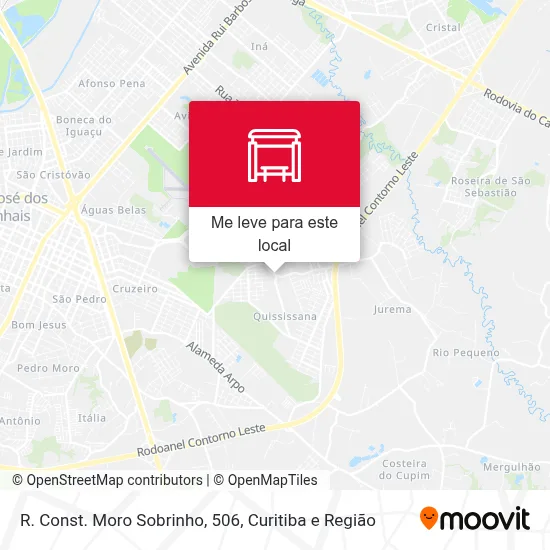 R. Const. Moro Sobrinho, 506 mapa