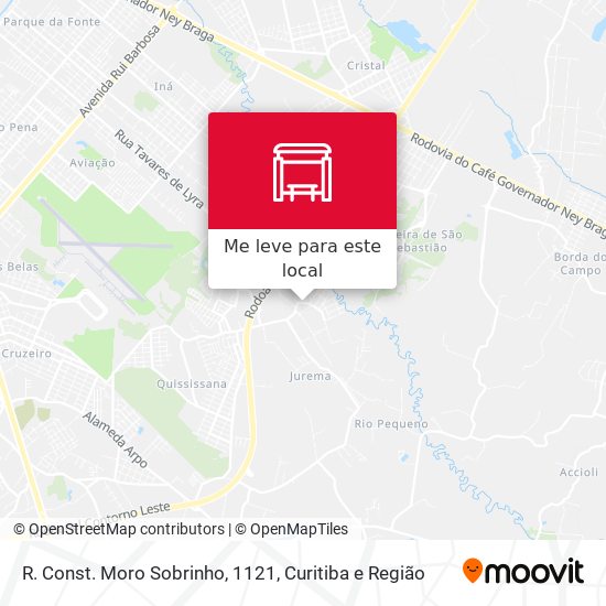 R. Const. Moro Sobrinho, 1121 mapa