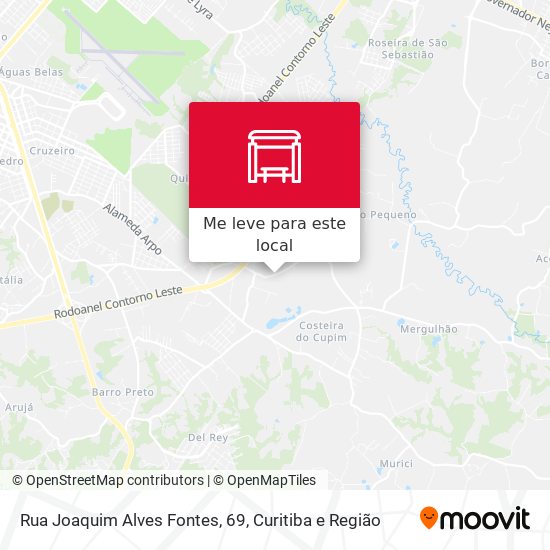 Rua Joaquim Alves Fontes, 69 mapa