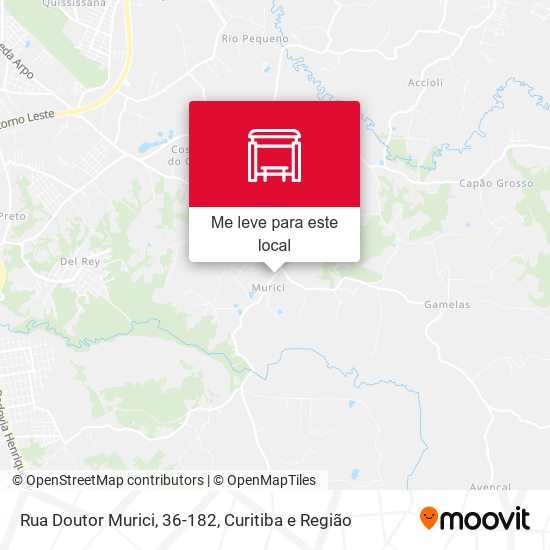 Rua Doutor Murici, 36-182 mapa