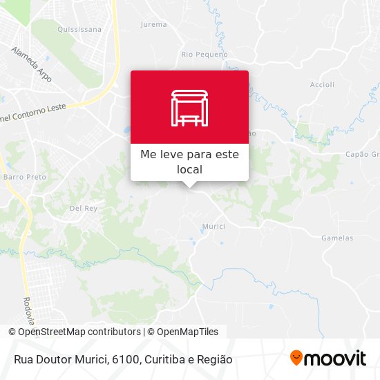 Rua Doutor Murici, 6100 mapa