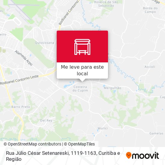 Rua Júlio César Setenareski, 1119-1163 mapa